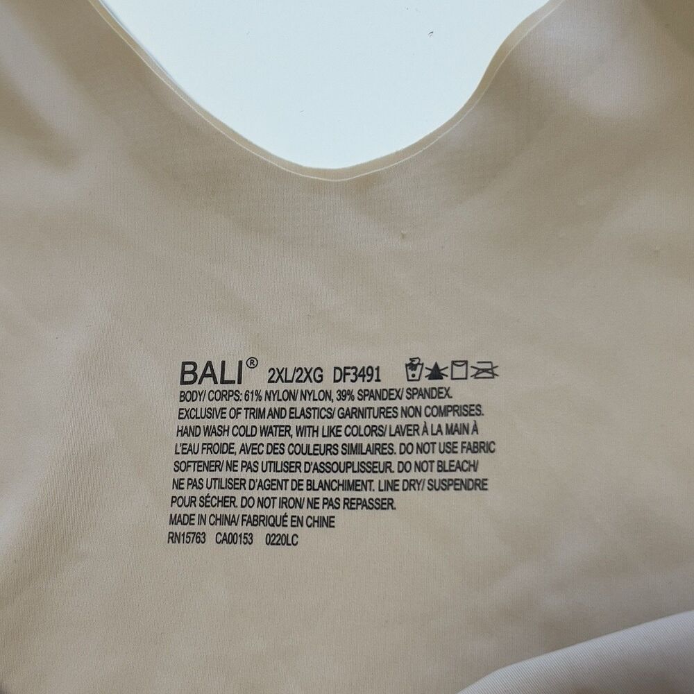 Bali Wirefree Bra Seamless Comfort Revolution EasyLite Pullover Back Smoothing - Picture 9 of 9